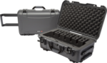 NANUK (PLASTICASE Inc) 935 6 Up Pistol Case With Foam Graphite Polyethylene