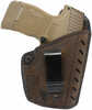 Versacarry Comfort Flex Deluxe Distressed Brown Buffalo Leather IWB Most Compact & Full Size Right Hand