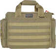 G*Outdoors GPS-T1714LRT Tactical Range Bag Tan 1000D Nylon Teflon Coating 5 Handguns