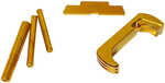 Cross Armory 3 Piece Kit Extended for Glock 17,19,26,34 Gen5 Gold Anodized Aluminum/Steel Handgun