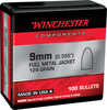 Winchester Ammo Centerfire Handgun Reloading 9mm .355 124 Gr Full Metal Jacket (FMJ) 100 Per Box