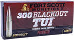 Fort Scott Munitions 300-115-scv Tumble Upon Impact (tui) 300 Blackout 115 Gr Solid Copper Spun 20 Bx/ 25 Cs