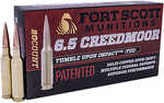Fort Scott Munitions 6.5 Grendel 123 Gr Solid Copper Ammo - 20 Rounds for Tactical Shooters
