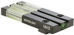 Meprolight USA FT Bullseye Front Sight Fixed Tritium/Fiber Optic Green Black Frame For S&W M&P