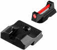 Truglo Fiber-Optic Pro Square Red Front Nitride Fortress Frame For CZ 75 Shadow