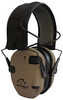 Walker's Razor X-TRM Digital Muff 21 Db Over The Head Polymer Battle Brown Ear Cups With Black Headband & W