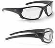 Walker's Ballistic Eyeware IKON Carbine Clear Lens With Matte Black Full Wraparound Frame, Eva Foam Nose