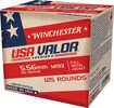 5.56mm Nato 125 Rounds Ammunition Winchester 55 Grain FMJ