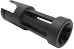 Samson Flash Hider Black Oxide Stainless Steel With 2.50" OAL & .860" Diameter For Ruger 10/22