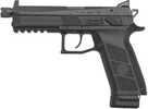 CZ-USA PO-9 SR Semi-Auto Pistol 9mm Luger 4.53" Barrel (2)-21Rd Mags SR 3-Dot Luminous Sights Black Polymer Finish