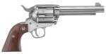 Ruger Vaquero Revolver 45 Colt (LC) 5.50" Barrel 6 Shot Cylinder High Gloss Stainless Steel Hardwood Grip