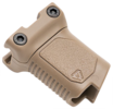 Strike Industries Angled Vertical Grip Short Flat Dark Earth Polymer With Cable Management Storage Fo