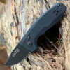 Sog-15-38-11 Sog-tac Auto Compact *ca 1.96" Folding Straight Back Plain Black Tini Cryo D2 Steel Blade Micro