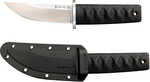 Cold Steel Cs-17db Kyoto Ii 3.38" Fixed Plain Tanto 8cr13mov Ss Blade/black Contoured Kray-ex Handle