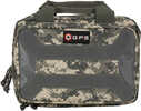 G*Outdoors Pistol Case Black 600D Polyester With Mag Storage, Lockable Zippers & Cushioned Compartment Hold
