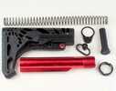 Timber Creek Outdoors Arbtkr Buffer Tube Kit Red Anodized For Ar-15
