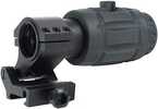 Tacfire Rdx3m-b Flip-to-side Magnifier Black Anodized 3x