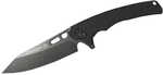 Remington Accessories 15666 Edc Folding Caper Stonewashed D2 Steel Blade Black G10 Handle Includes Pocket Clip