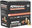 Ammo Incorporated Streak Visual 9mm Luger 124 Gr Total Metal Case (TMC) 20 Round Box