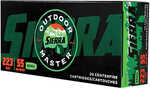 Sierra Outdoor Master 223 Remington 20 Rounds Ammo - 55 Grain HP BT