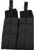 Advance Warrior Solutions Arottmpbl Double Mag Pouch Open Top Black, Molle Attachment For Ar Style Mags