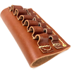 Hunter Company 0500 Cartridge Belt Slide Chestnut Tan Leather/50 Cal Capacity 6/belt Mount 2"