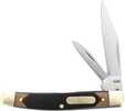 Old Timer 1179231 Middleman Jack 2.50" 1.70" Folding Clip/sheepsfoot Plain Stainless Steel Blade Black/tan Sawcut Bone H