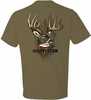 Hornady Gear 31361 T-shirt Big Buck Coyote Brown Short Sleeve Small