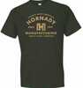 Hornady Gear 31791 T-shirt Double Rocker Olive Heather Short Sleeve Small