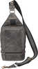 Gun Toten Mamas/kingport GTMCZY108Grey Sling Backpack Leather Gray Includes Standard Holster