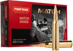 Norma Ammunition Dedicated Precision Golden Target Match 338 Norma Mag 250 Grain Hollow Point Boat Tail 20 Per Box
