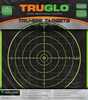 Truglo Tgtg13a25 Tru-see Handgun Target Black/green Self-adhesive Heavy Paper Universal Fluorescent Green 25 Pack