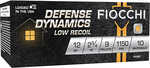 Fiocchi 12LE9P Field Dynamics Low Recoil 12 Gauge 2.75" 1 Buck Shot 10 Per Box/ 25 Cs