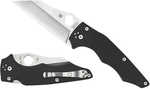 Spyderco C253GP YoJumbo 3.98" Folding Wharncliffe Plain Stonewashed CPM S30V SS Blade/ Black Textured G10 Handle Include