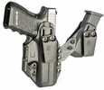 Blackhawk Stache Premium Holster Kit Iwb Black Polymer Belt Clip Fits Staccato P 4.4" Ambidextrous