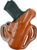 DeSantis Gunhide 001Ta0TZ0 Thumb Break Scabbard OWB Tan Leather Belt Slide Fits Springfield Hellcat RDP Right Hand