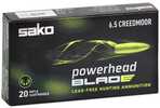 Sako TRG 6.5 Creedmoor 120 Gr Power Blade Ammo - 20 Rounds for Match-Grade Shooting