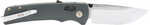 S.o.g Sog11181141 Flash At Edc 3.45" Folding Plain Satin Cryo D2 Steel Blade, Urban Grey Grn Handle, Peg Box Pkg