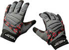 Black Rain Ordnance Tactglovegry/black/rd Tactical Gloves Black/gray/red Medium Velcro