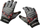 Black Rain Ordnance Tactglovegry/black/rd Tactical Gloves Black/gray/red Medium Velcro