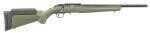 Ruger American Rimfire Standard Bolt Action Rifle 17HMR 18" Threaded Barrel 9 Round Capacity OD Green Synthetic Stock Blued