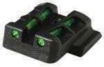 HiViz Sight Systems Litewave S&W M&P Shield 9mm/40S&W Fiber Optic Green Black
