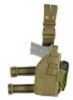 NcStar Drop Leg Universal Pistol Holster, PVC Fabric, Tan Md: DVDLHOL2954T