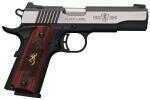 Browning 1911 380 ACP 4.25" Barrel 8+1 Rounds Checkered Rosewood With Gold BuckMark Logo Grip Semi Automatic Pistol