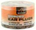 Walkers Game Ear / GSM Outdoors GWPCORDPLGBK Corded Foam Plugs 25 dB Orange 50pk