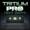 TG231F1W Tritium Pro Night Sights FN FNP-9/FNX-9/FNS-9 Steel Green w/White Outline