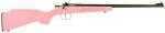 Crickett KSA2220BSC Single Shot Package Bolt 22 Long Rifle 16.12" Barrel 1 Synthetic Pink Stock Blued