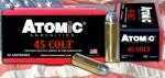 45 Colt 50 Rounds Ammunition Atomic 200 Grain Lead