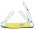 Case Cutlery Yellow Handle Series 3318 CV Medium Stockman 00035