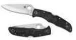 Spyderco Clip Point Blade Folding Knife With Black Nylon Handle Md: C10PBK